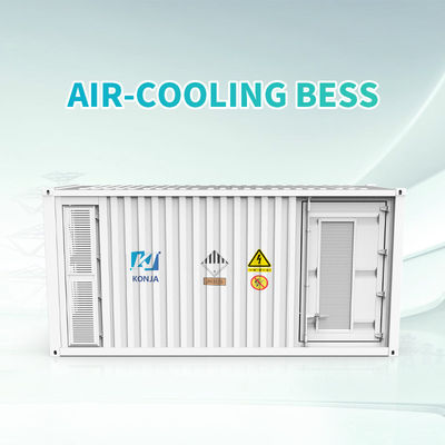 خنک کننده هوا KonJa ESS 40FT 2.58MWh باتری چرخه عمیق 768Vdc سیستم ذخیره انرژی باتری ظرف 400Vac