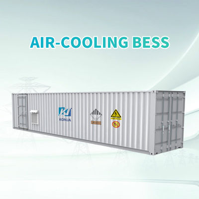 خنک کننده هوا KonJa ESS 40FT 2.58MWh باتری چرخه عمیق 768Vdc سیستم ذخیره انرژی باتری ظرف 400Vac