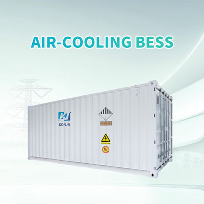 قیمت خوب سیستم ذخیره انرژی باتری 1 مگاوات ساعتی 20 فوت با خنک‌کننده هوا، کانتینری BESS 400Vac آنلاین