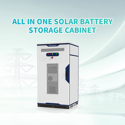 کابینت ذخیره سازی باتری خورشیدی همه در یک 200kWh 100kW سیستم ذخیره سازی باتری بیرونی